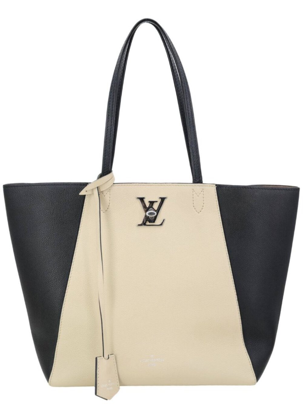 Louis Vuitton  Lockme Cabas Leather Tote Bag Bicolor